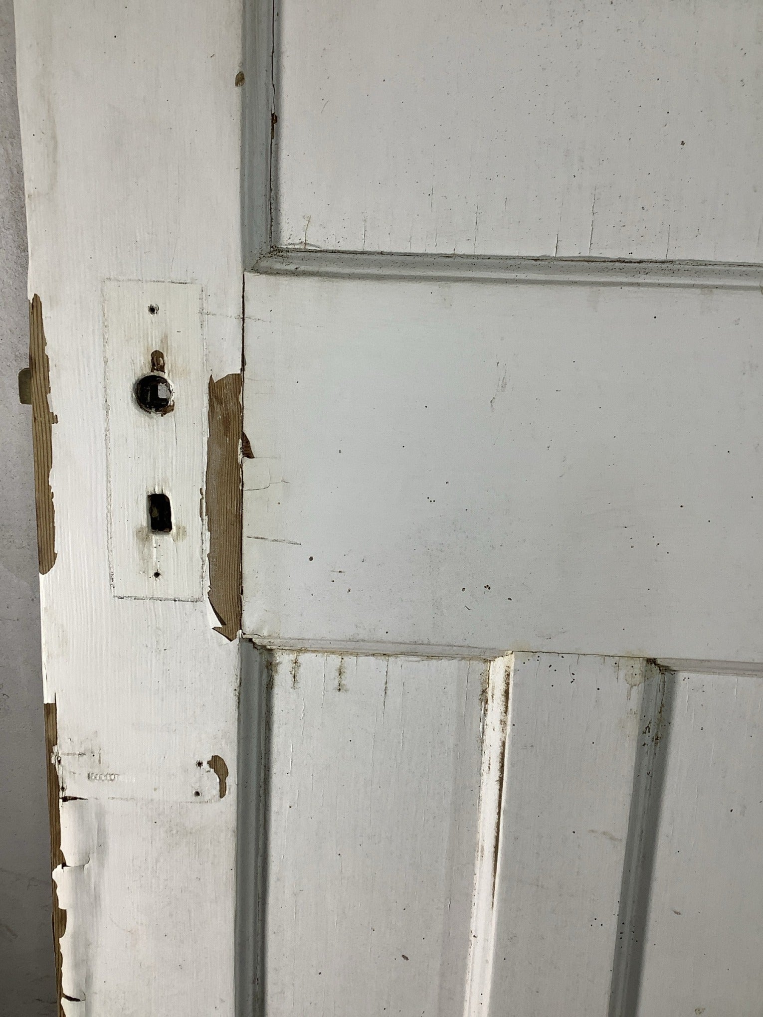 4th Picture showing old lock holes
