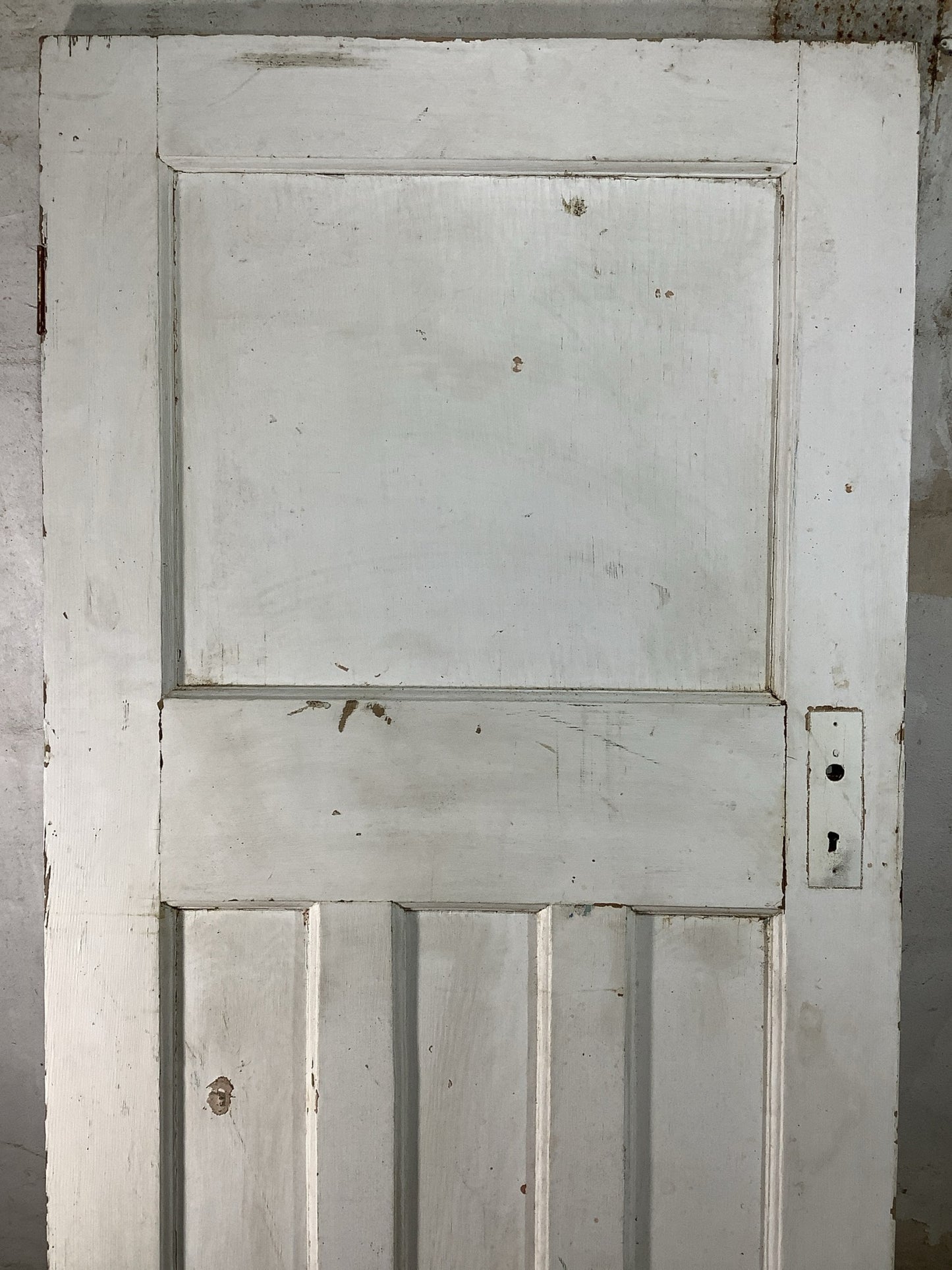 8th Pic 1930s Internal Painted  Pitch Pine Reclaimed Door