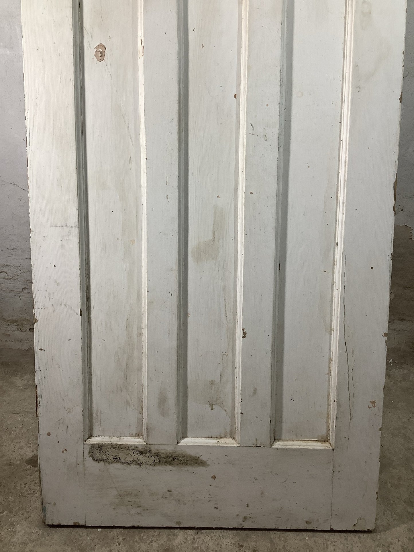 9th Pic 1930s Internal Painted  Pitch Pine Reclaimed Door