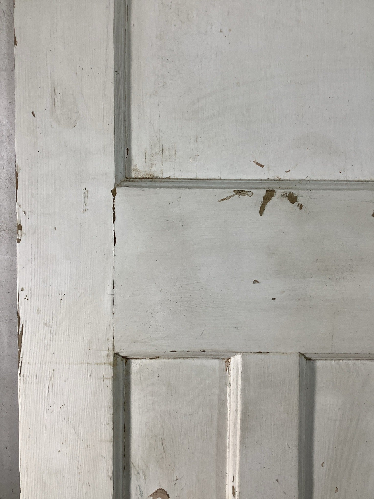 10th Pic 1930s Internal Painted  Pitch Pine Reclaimed Door