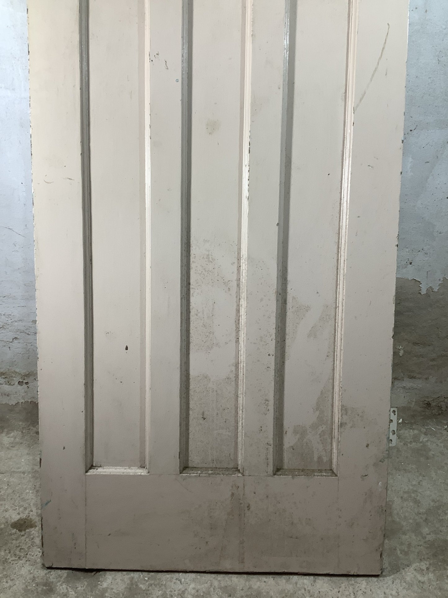 3rd Pic 1930s Internal Painted  Pitch Pine Reclaimed Door