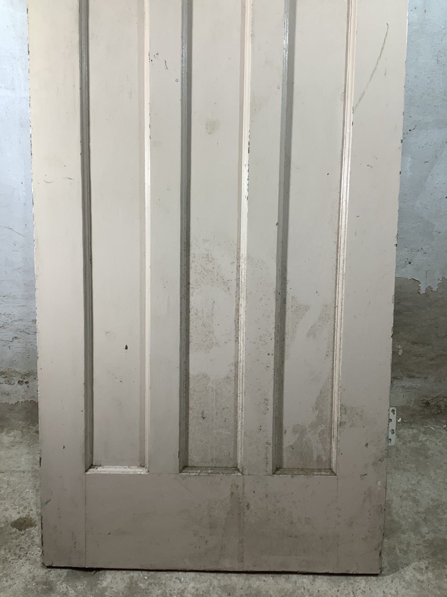 3rd Pic 1930s Internal Painted  Pitch Pine Reclaimed Door