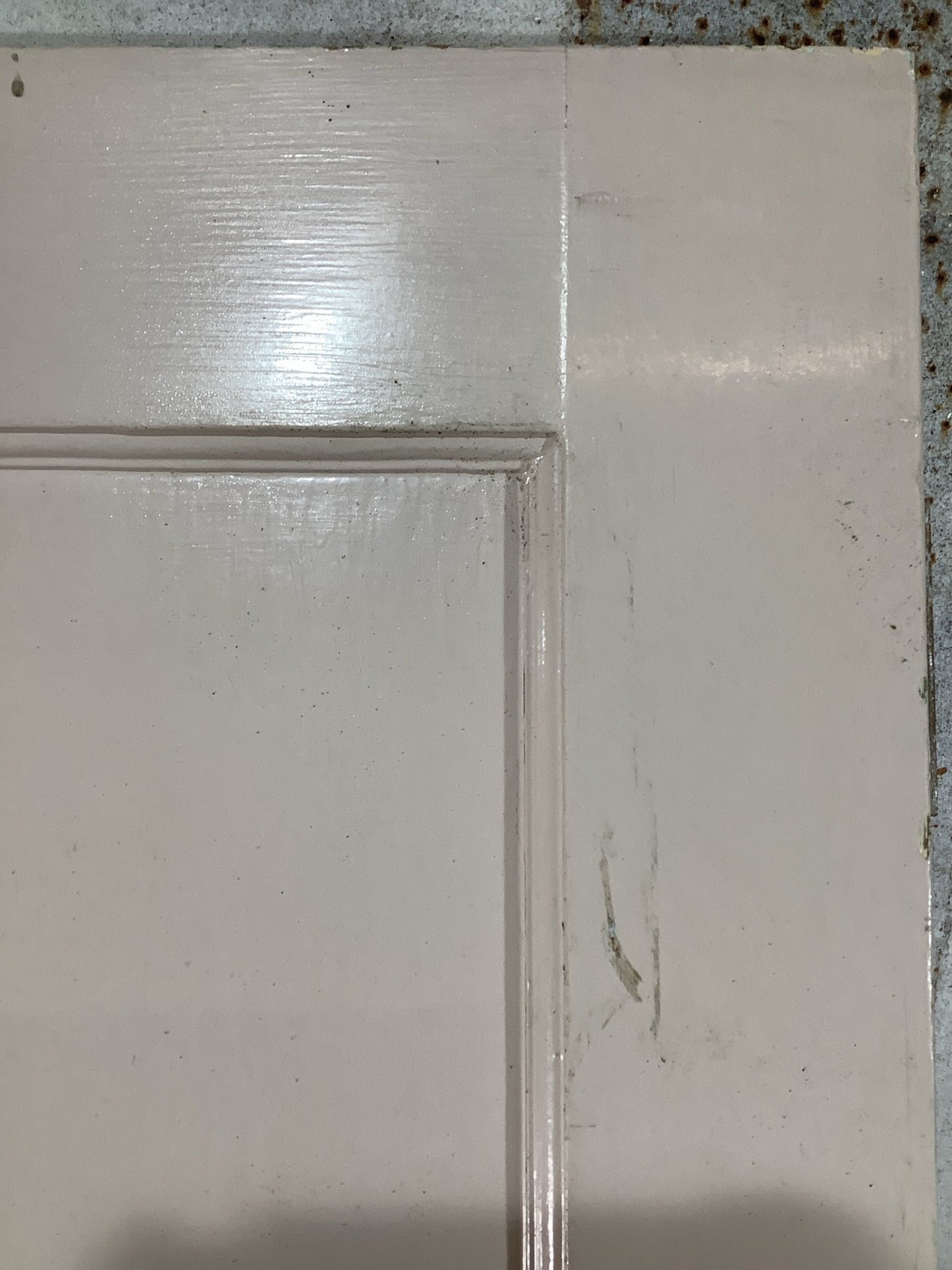 5th Pic 1930s Internal Painted  Pitch Pine Reclaimed Door
