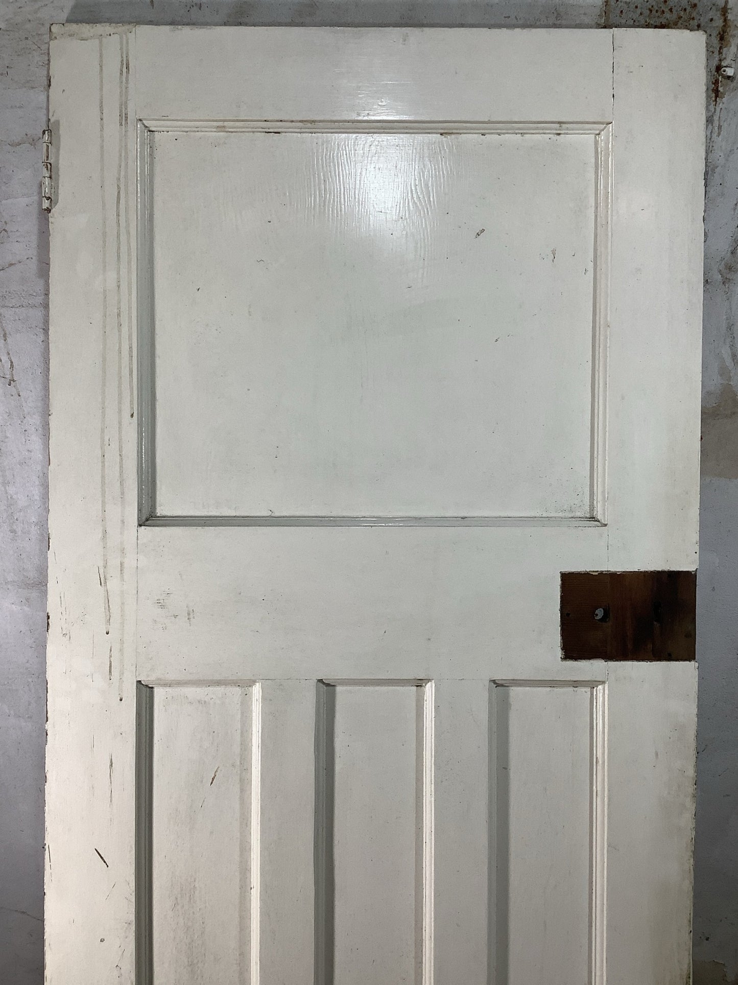 8th Pic 1930s Internal Painted  Pitch Pine Reclaimed Door