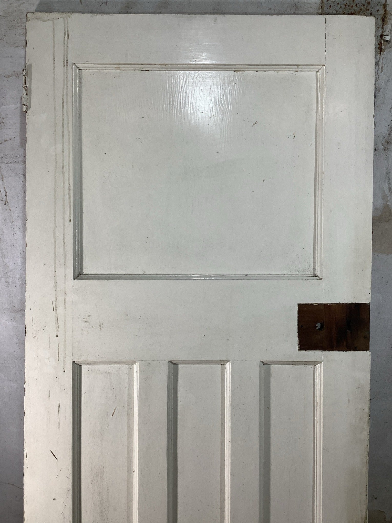 8th Pic 1930s Internal Painted  Pitch Pine Reclaimed Door