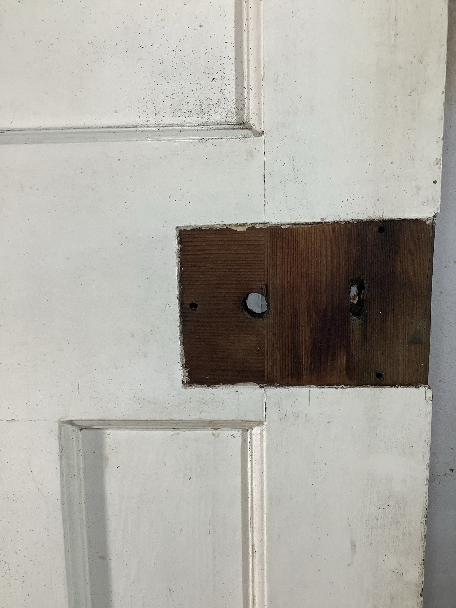11th Pic 1930s Internal Painted  Pitch Pine Reclaimed Door