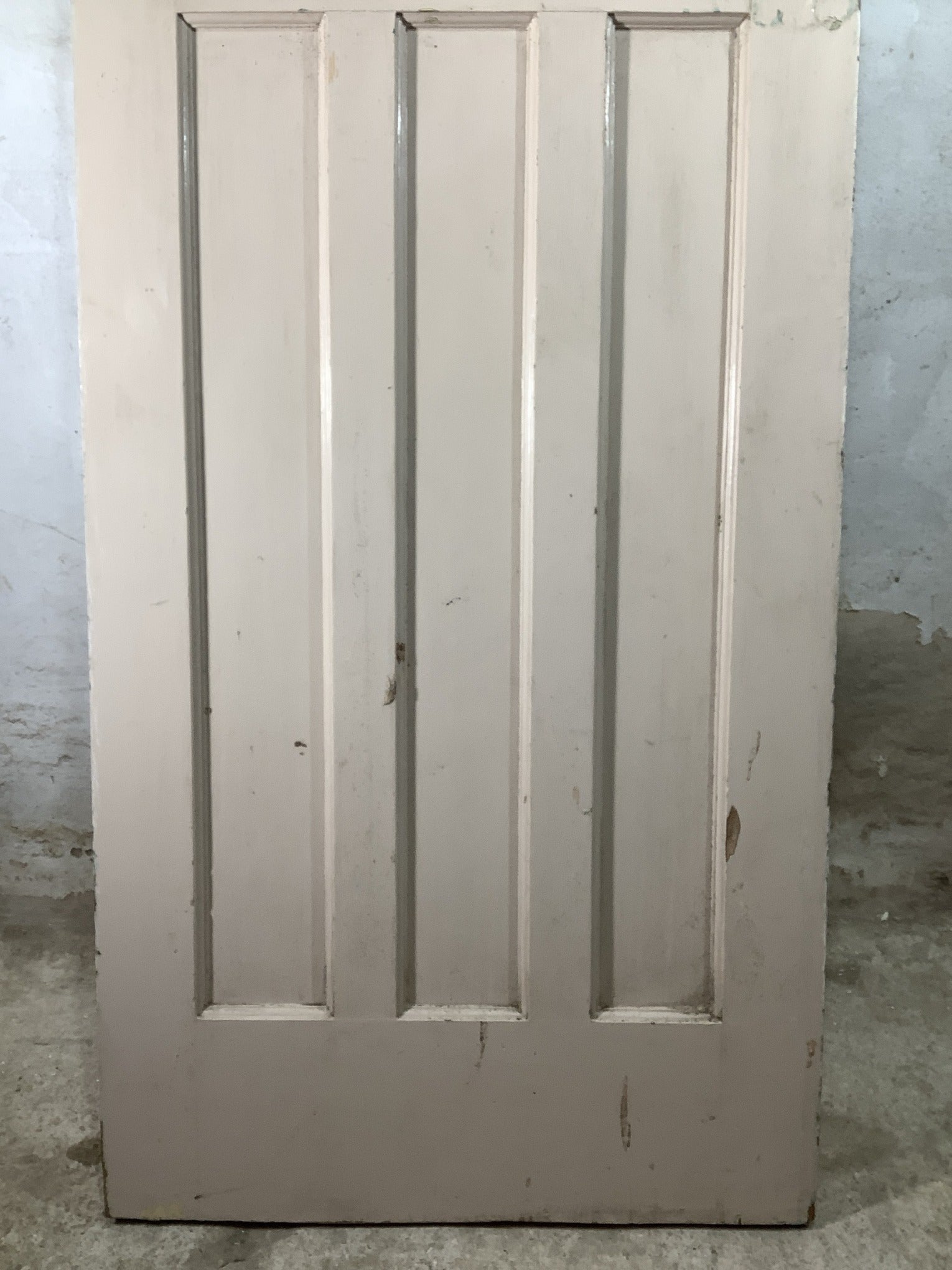 3rd Pic 1930s Internal Painted  Pitch Pine Reclaimed Door