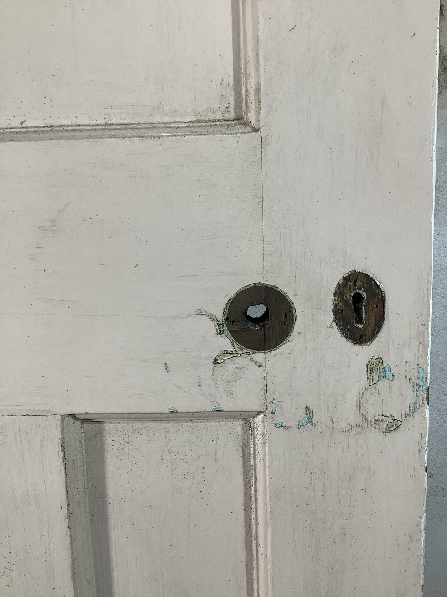 4th Pic 1930s Internal Painted  Pitch Pine Reclaimed Door