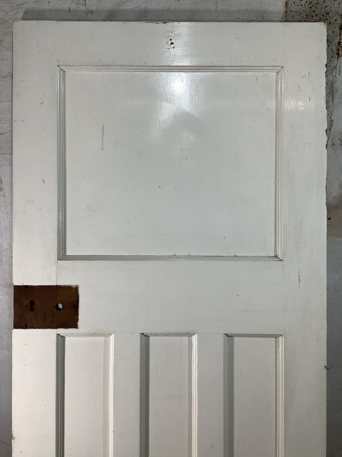 8th Pic 1930s Internal Painted  Pitch Pine Reclaimed Door