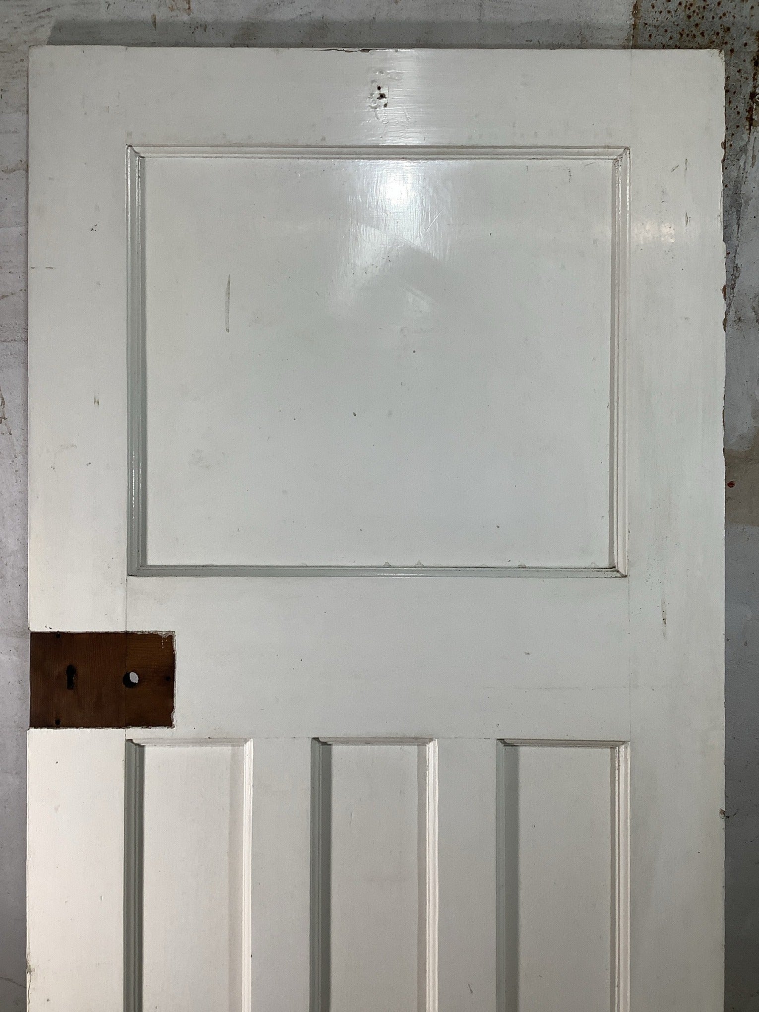 8th Pic 1930s Internal Painted  Pitch Pine Reclaimed Door
