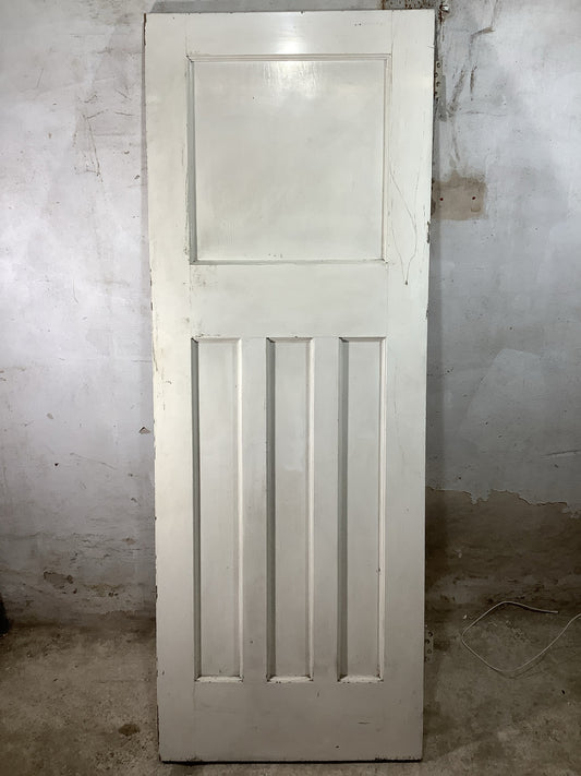 Main Picture 1930s Internal Painted  Pitch Pine Reclaimed Door