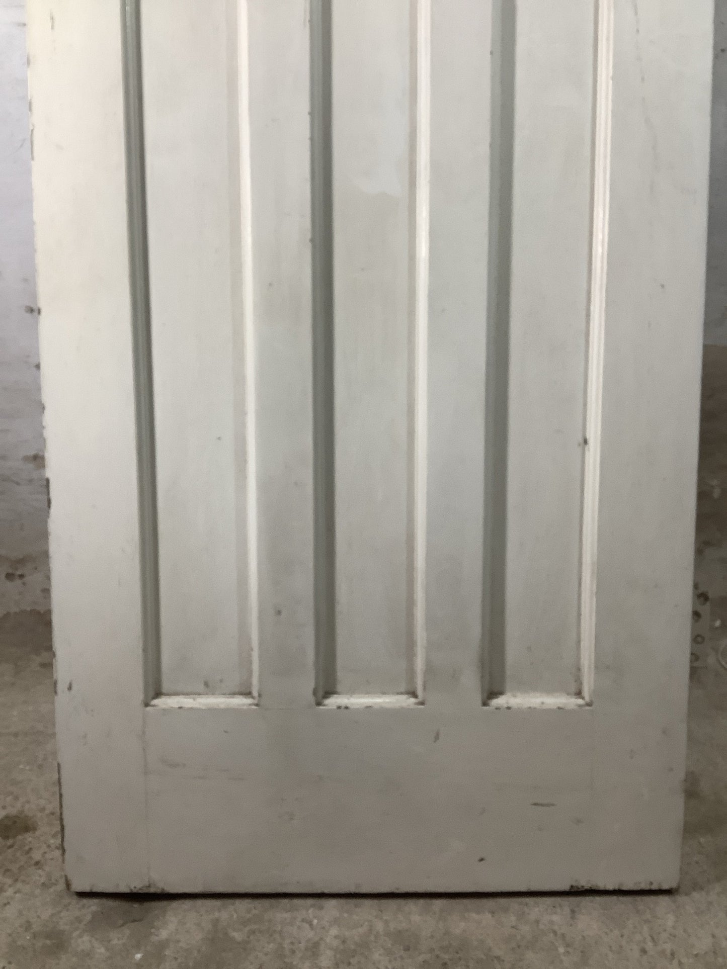 3rd Pic 1930s Internal Painted  Pitch Pine Reclaimed Door