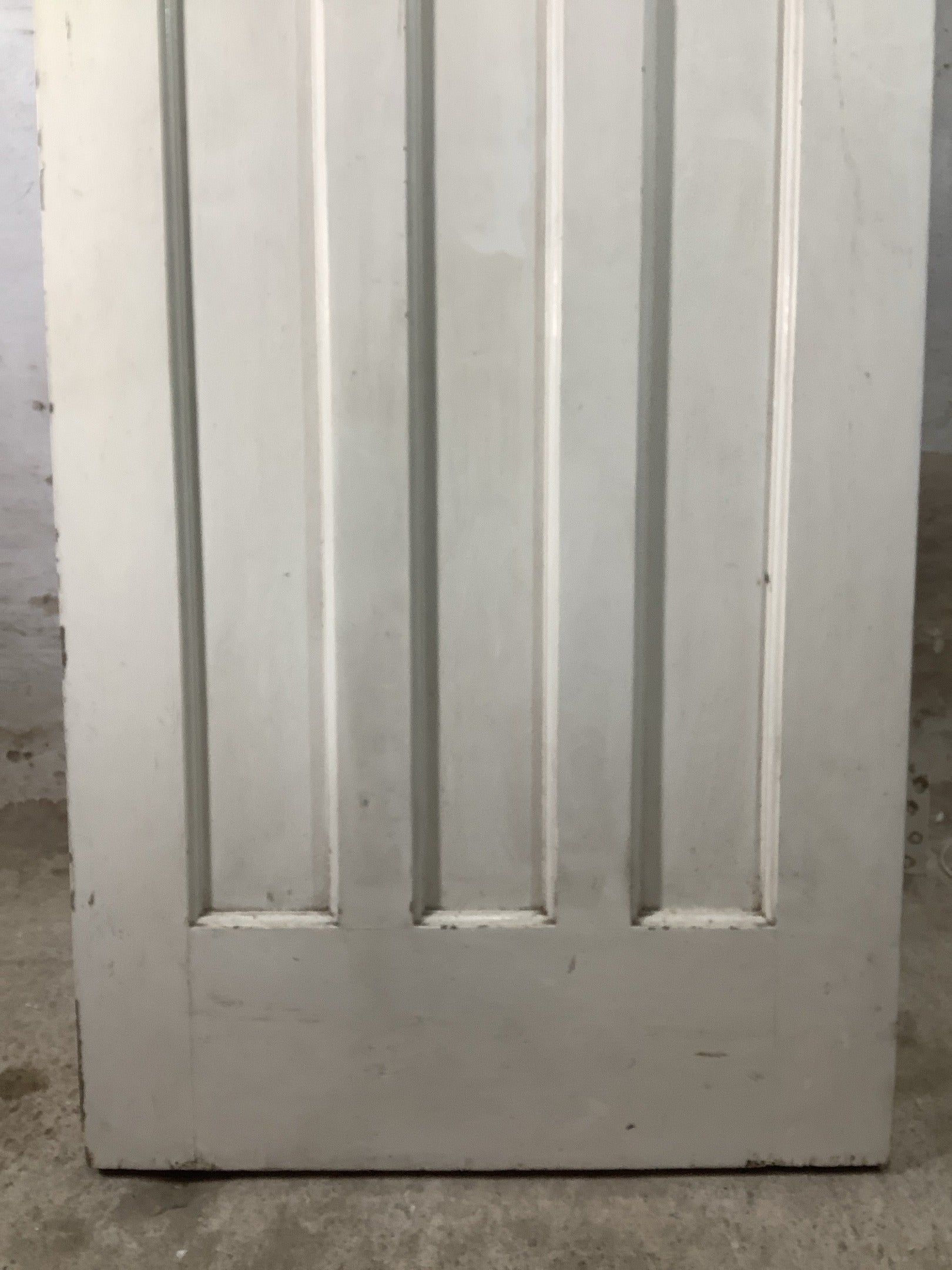 3rd Pic 1930s Internal Painted  Pitch Pine Reclaimed Door