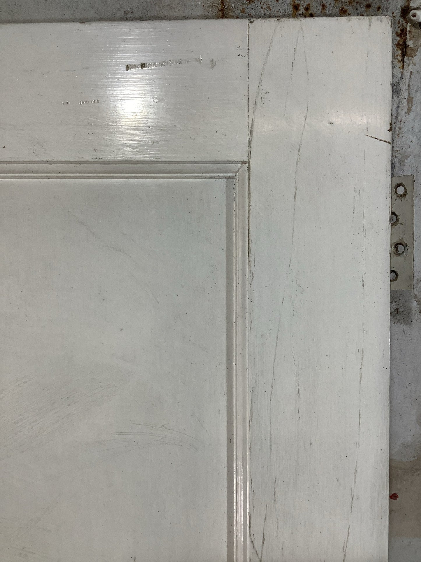 4th Pic 1930s Internal Painted  Pitch Pine Reclaimed Door