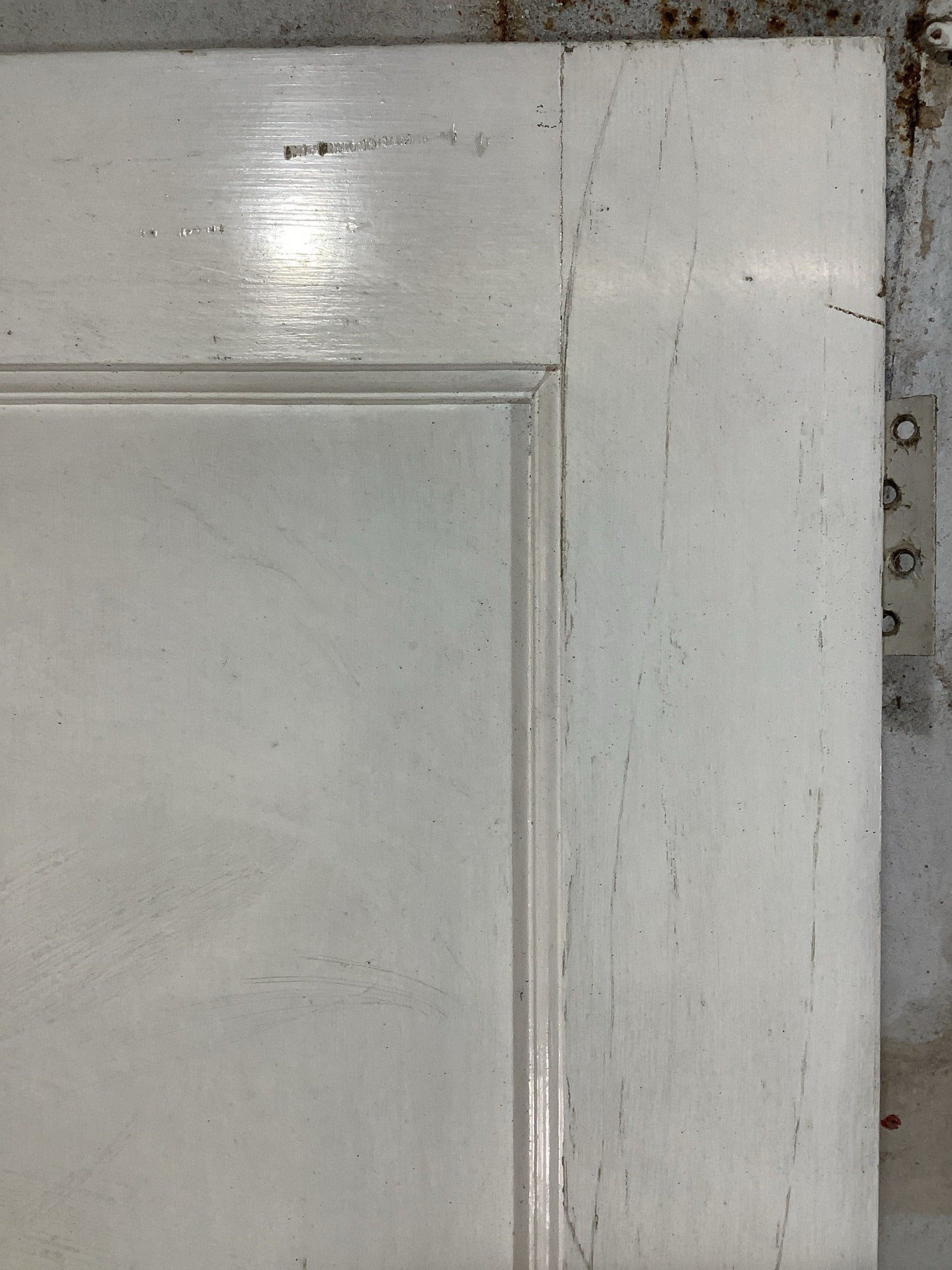 4th Pic 1930s Internal Painted  Pitch Pine Reclaimed Door