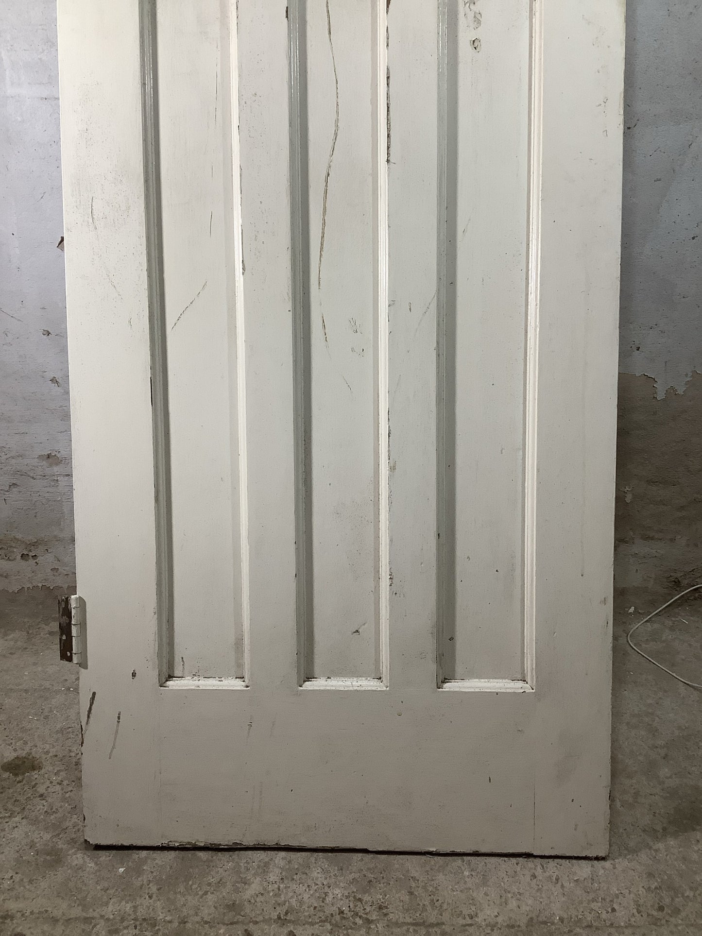 9th Pic 1930s Internal Painted  Pitch Pine Reclaimed Door