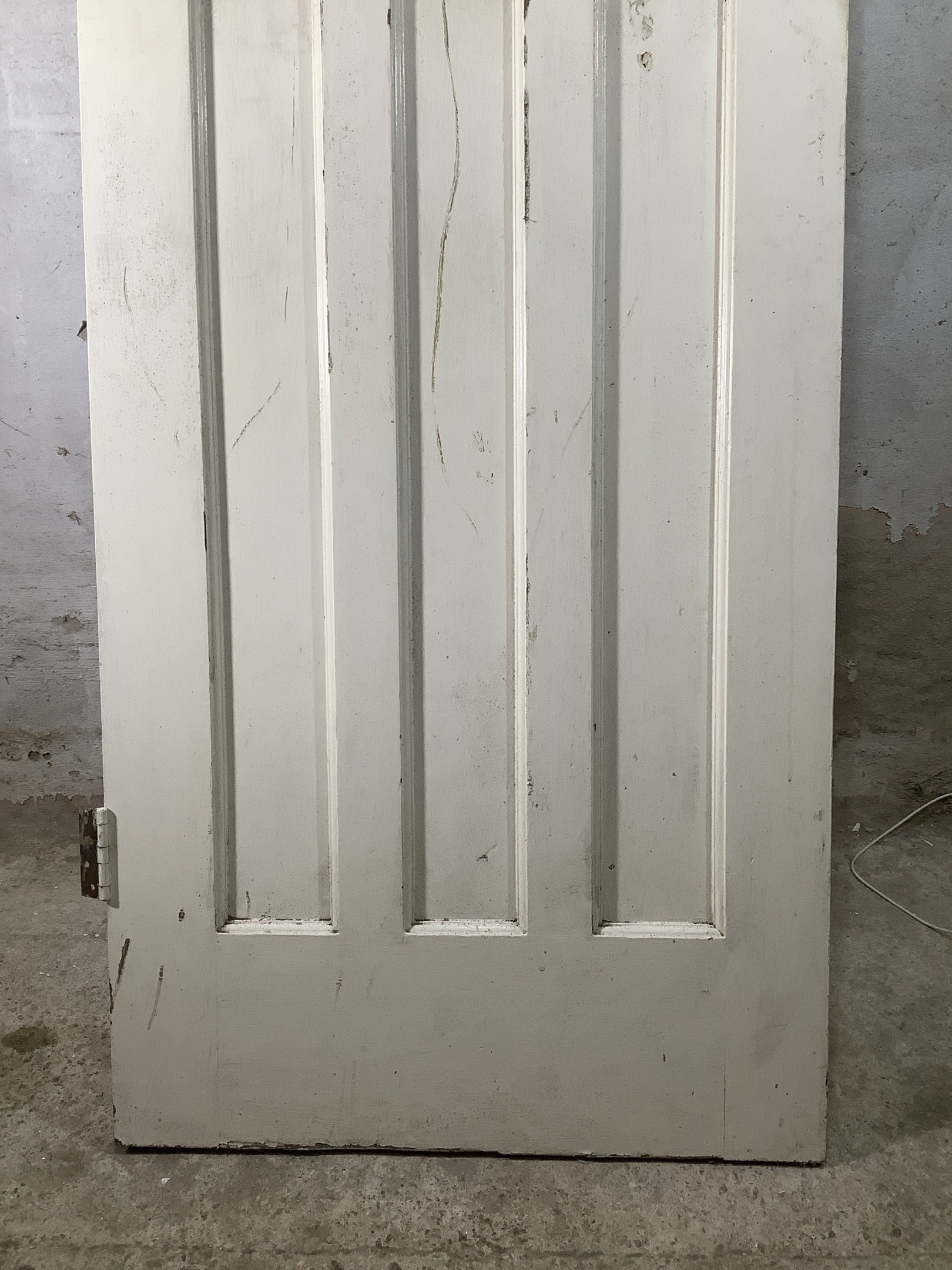 9th Pic 1930s Internal Painted  Pitch Pine Reclaimed Door