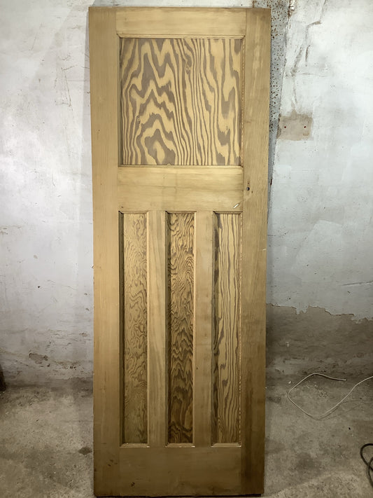 Main Picture 1930s Internal Stripped  Pitch Pine Reclaimed Door