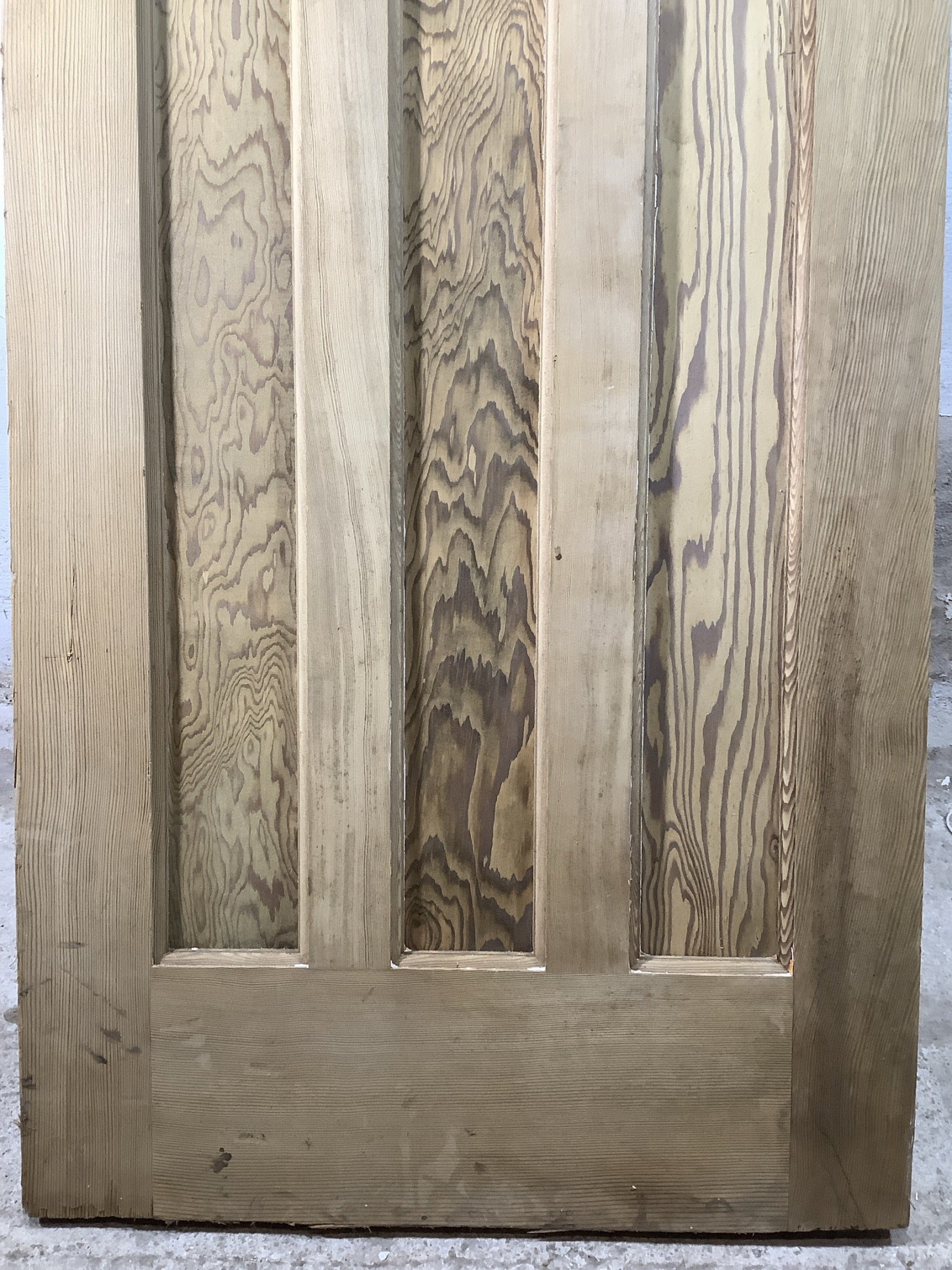 3rd Pic 1930s Internal Stripped  Pitch Pine Reclaimed Door