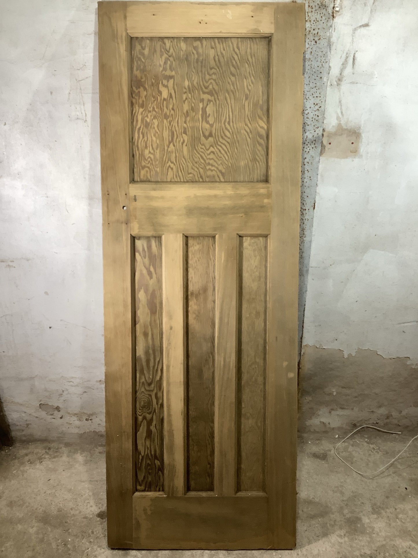 7th Pic 1930s Internal Stripped  Pitch Pine Reclaimed Door