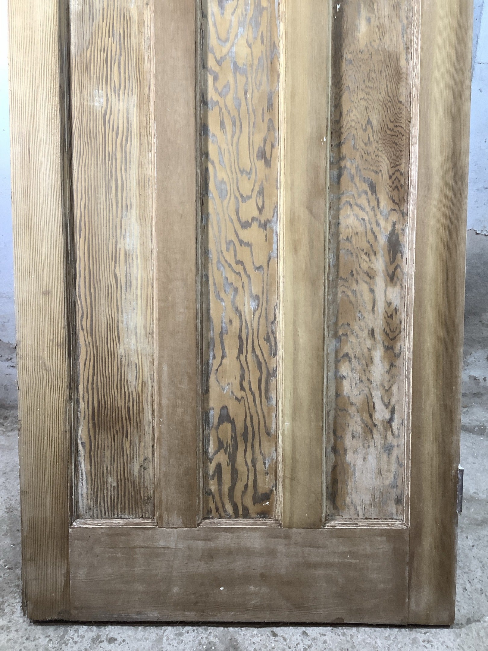 3rd Pic 1930s Internal Stripped  Pitch Pine Reclaimed Door