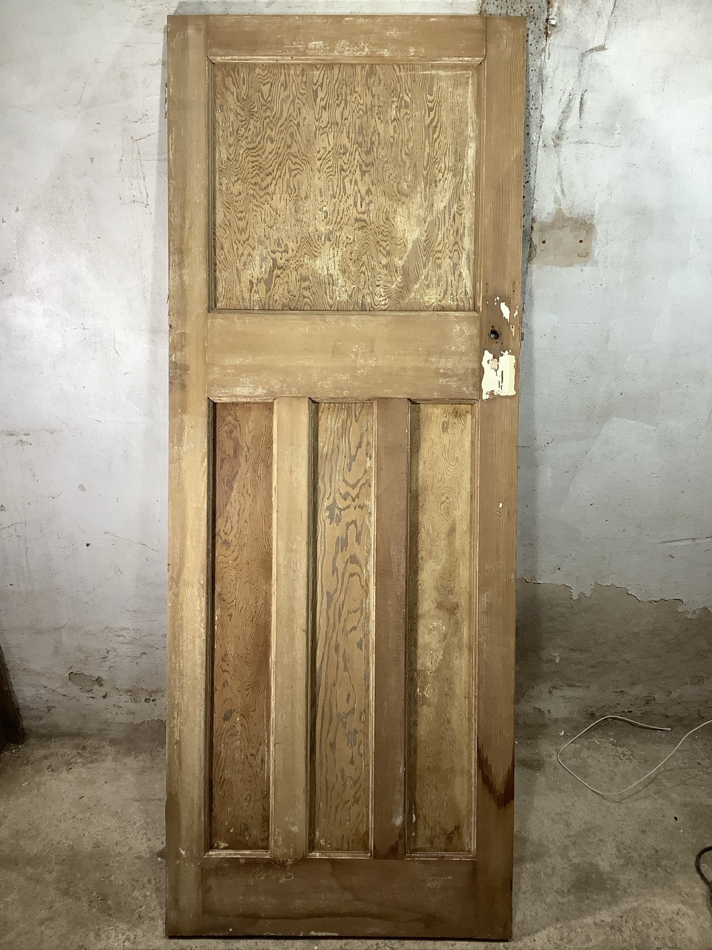 7th Pic 1930s Internal Stripped  Pitch Pine Reclaimed Door