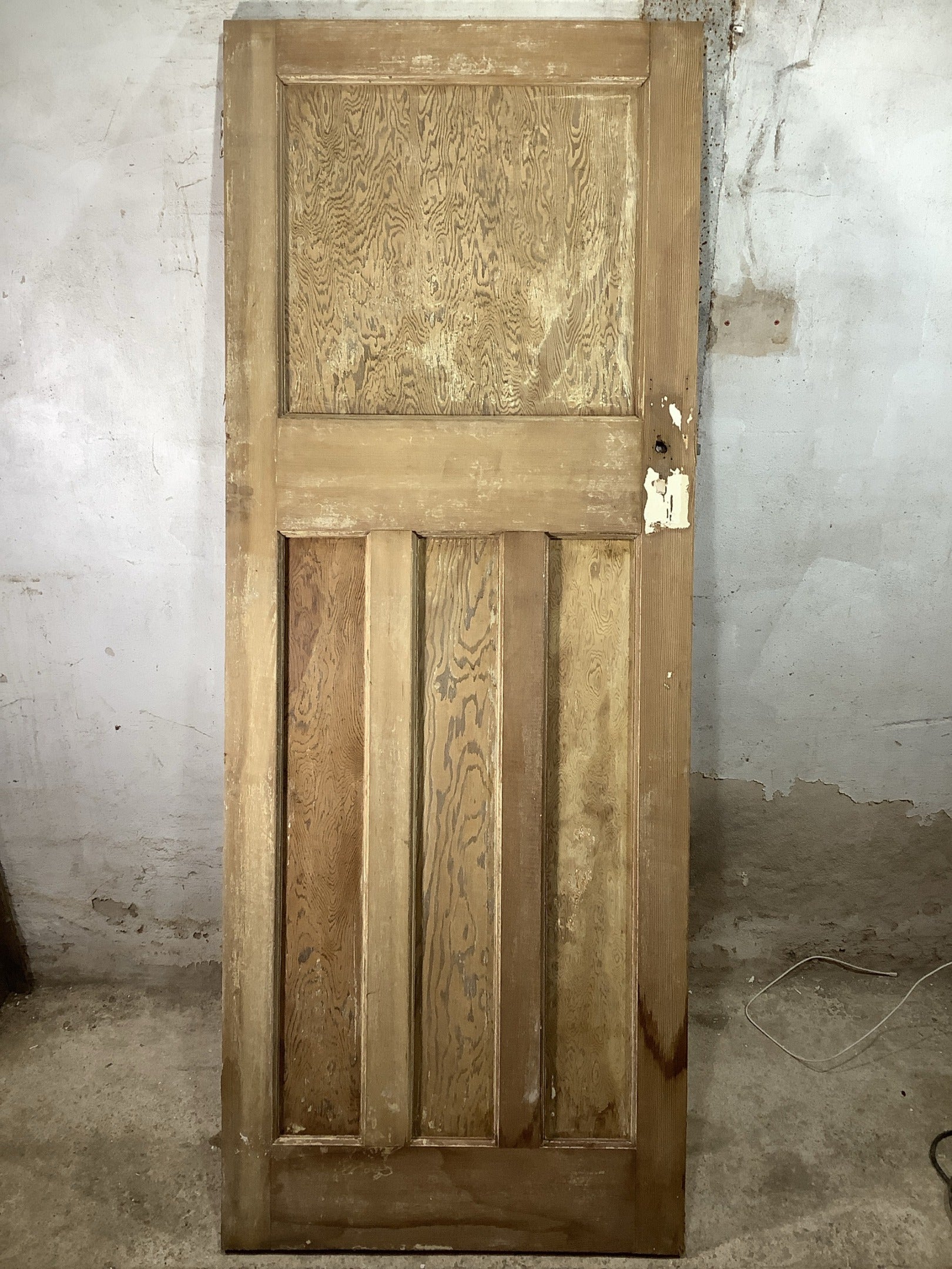 7th Pic 1930s Internal Stripped  Pitch Pine Reclaimed Door
