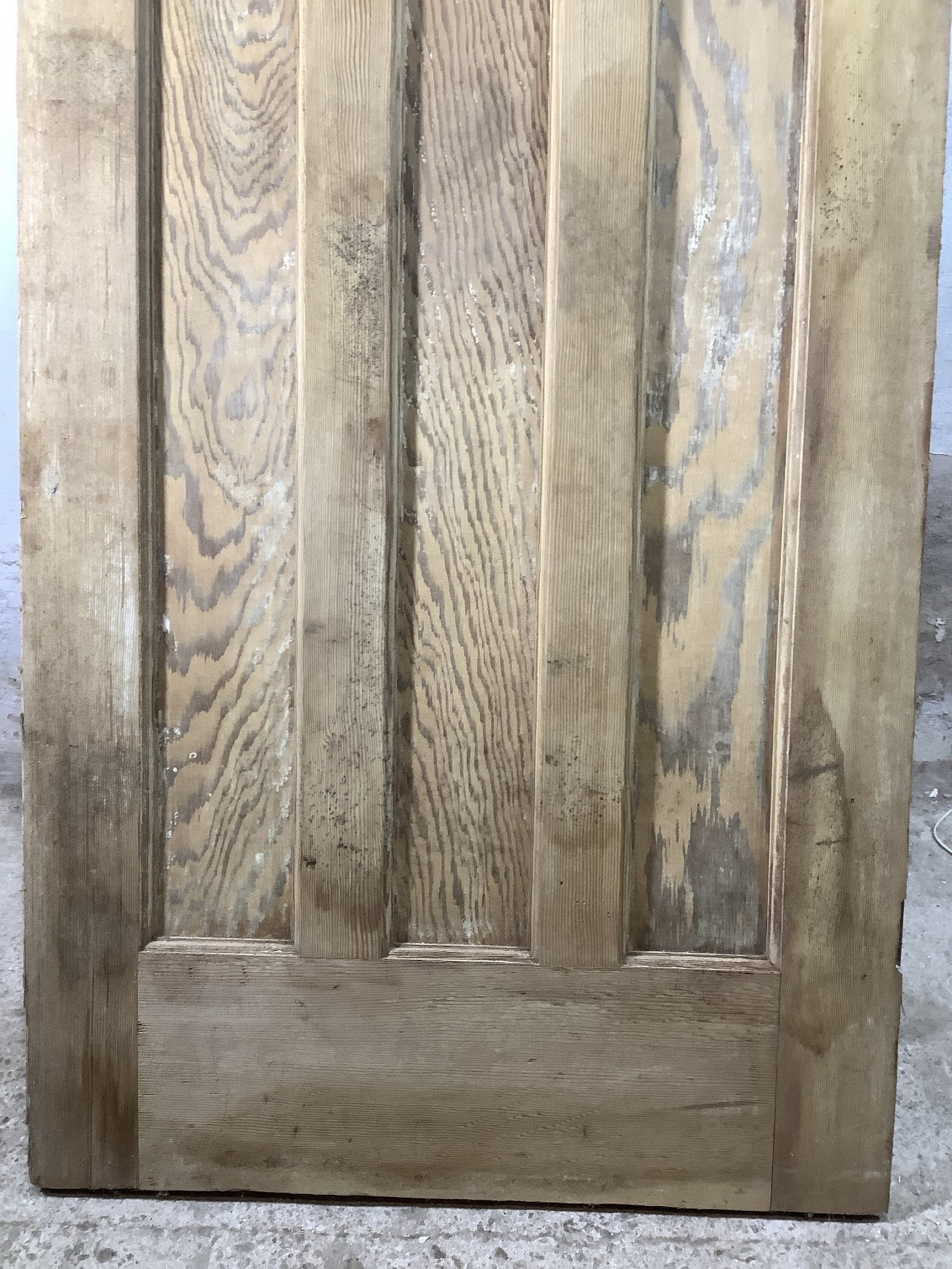3rd Pic 1930s Internal Stripped  Pitch Pine Reclaimed Door