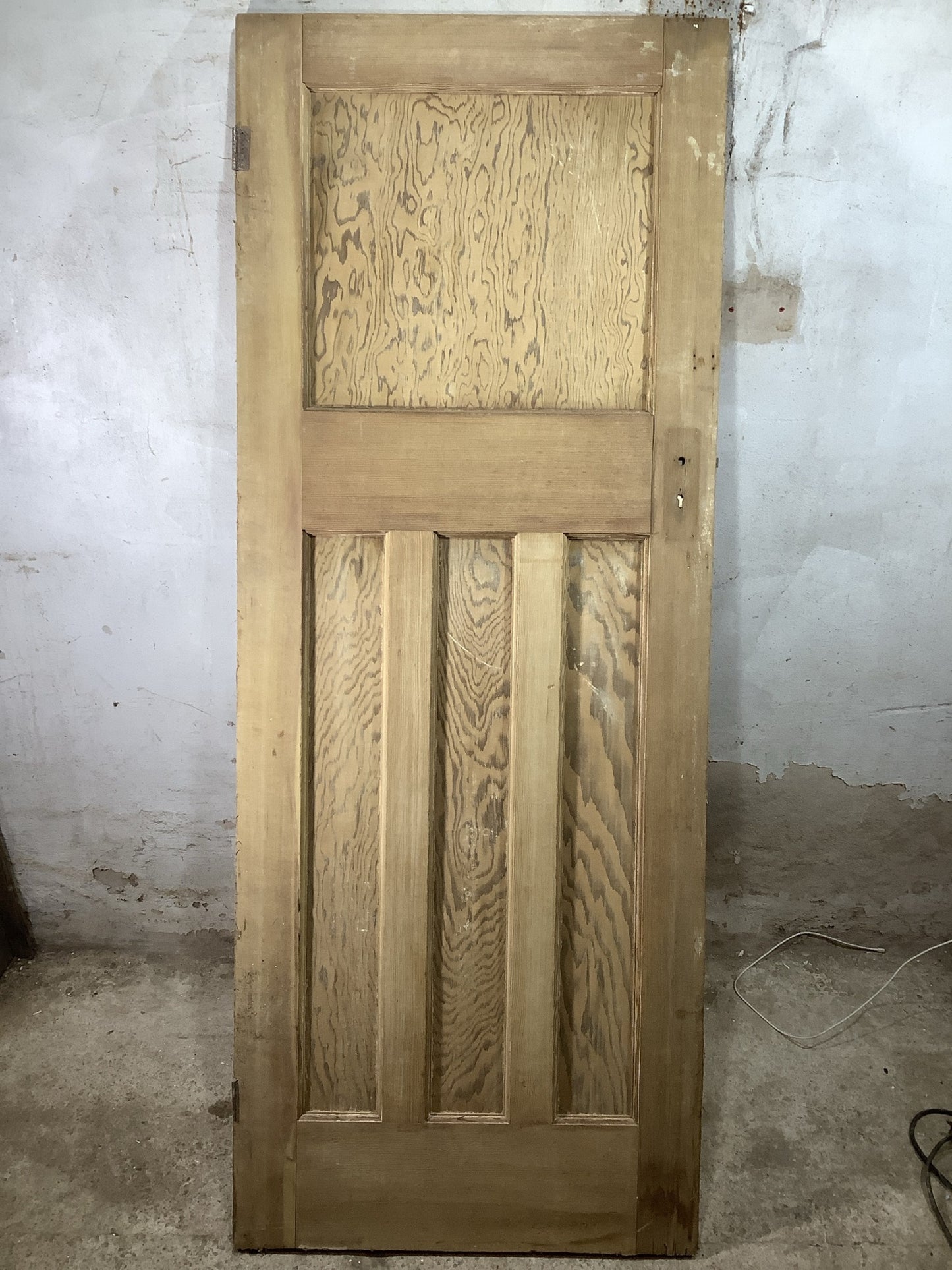7th Pic 1930s Internal Stripped  Pitch Pine Reclaimed Door