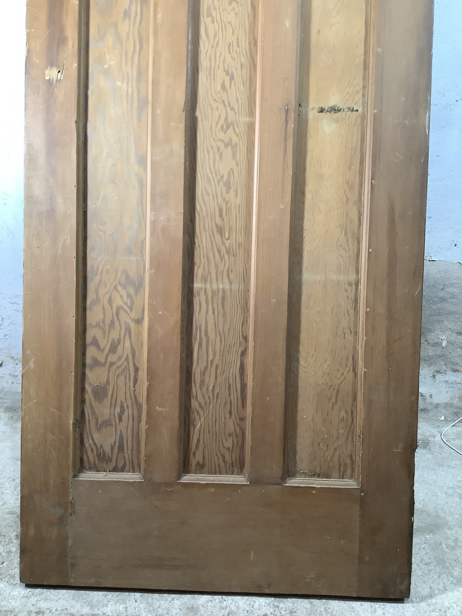 3rd Pic 1930s Internal Stripped  Pitch Pine Reclaimed Door