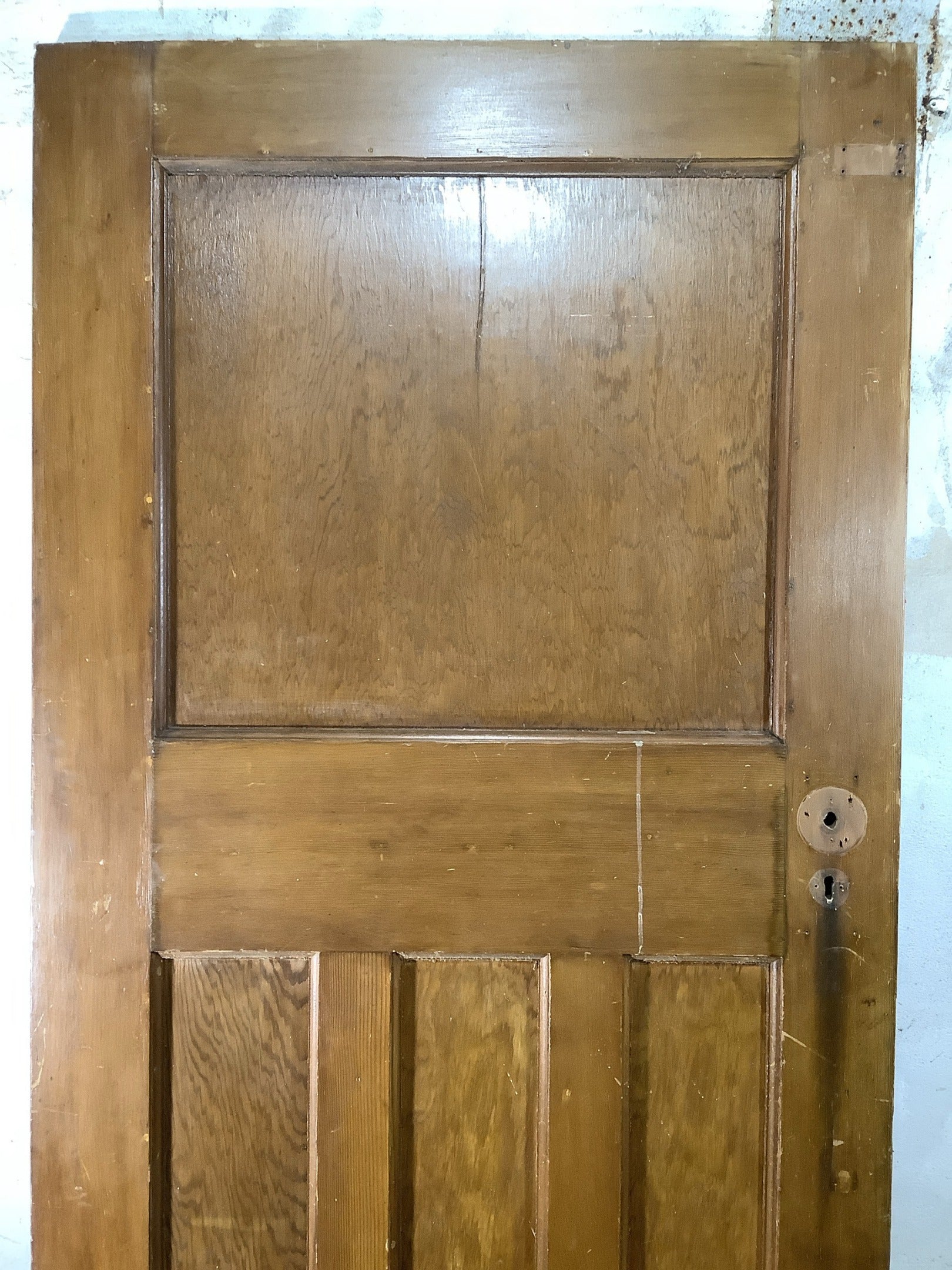 8th Pic 1930s Internal Stripped  Pitch Pine Reclaimed Door