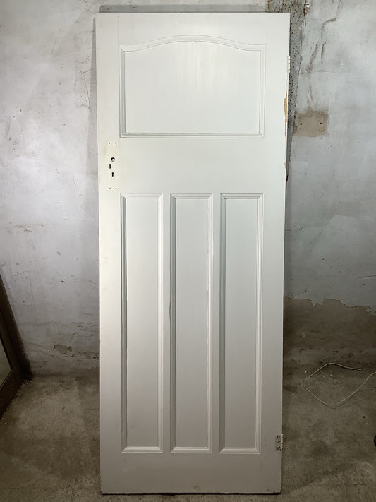 Main Picture 1930s Internal Painted  Pine Reclaimed Door