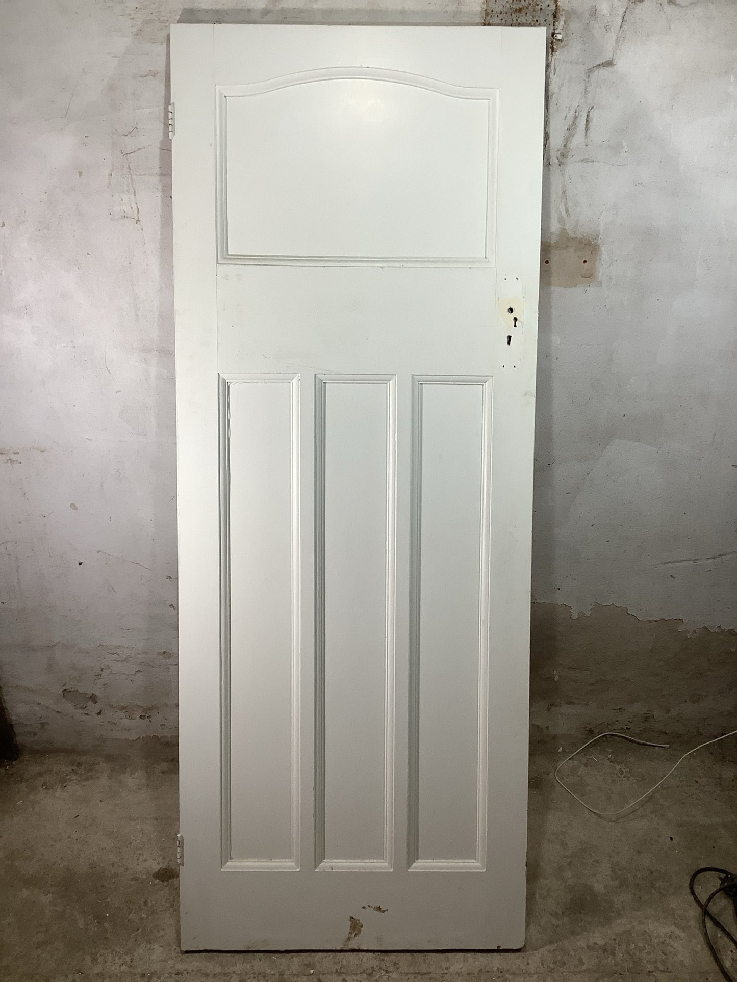 Main Picture 1930s Internal Painted  Pitch Pine Reclaimed Door