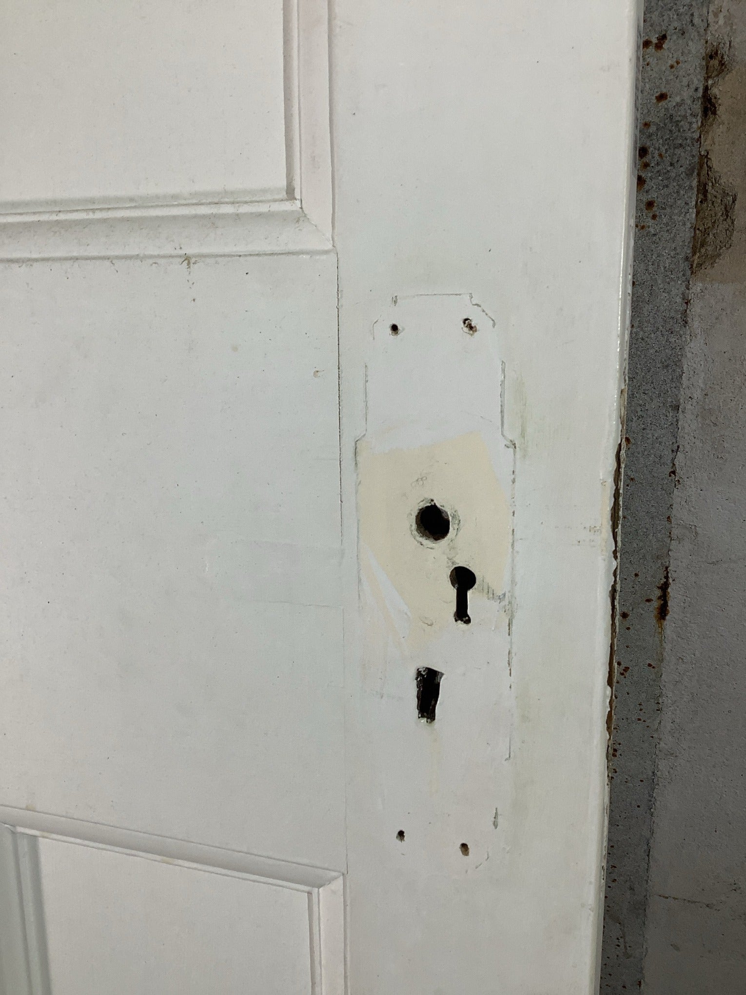 5th Pic 1930s Internal Painted  Pitch Pine Reclaimed Door