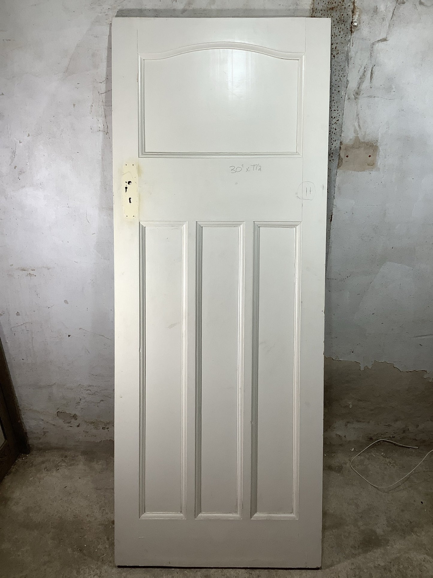 7th Pic 1930s Internal Painted  Pitch Pine Reclaimed Door