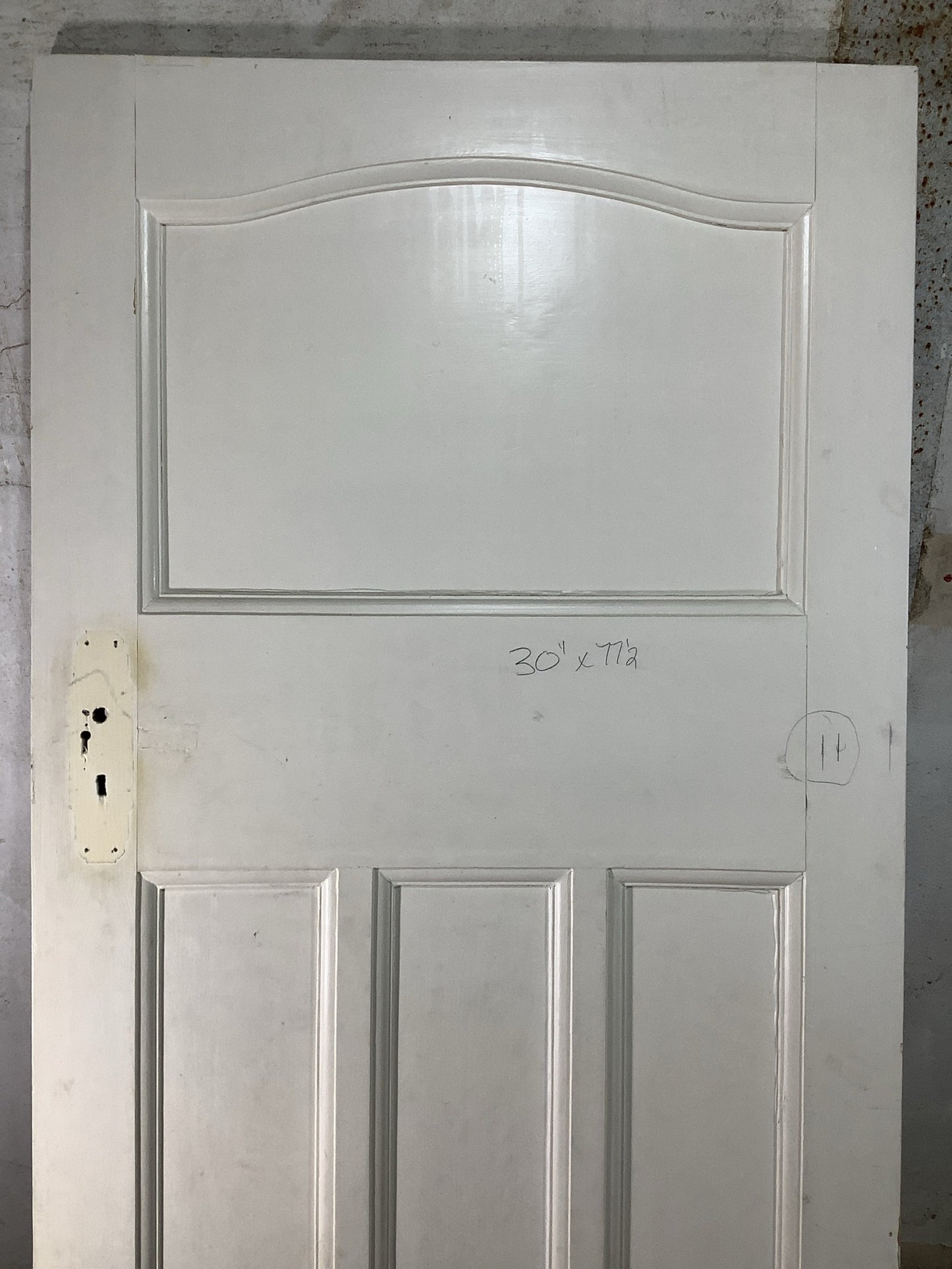8th Pic 1930s Internal Painted  Pitch Pine Reclaimed Door