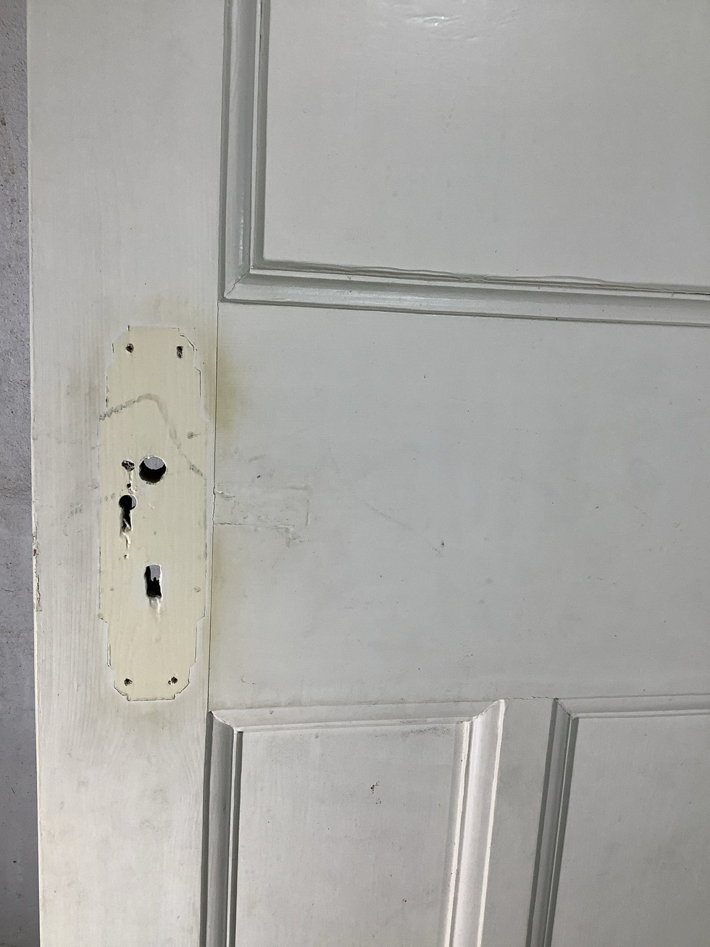 10th Pic 1930s Internal Painted  Pitch Pine Reclaimed Door