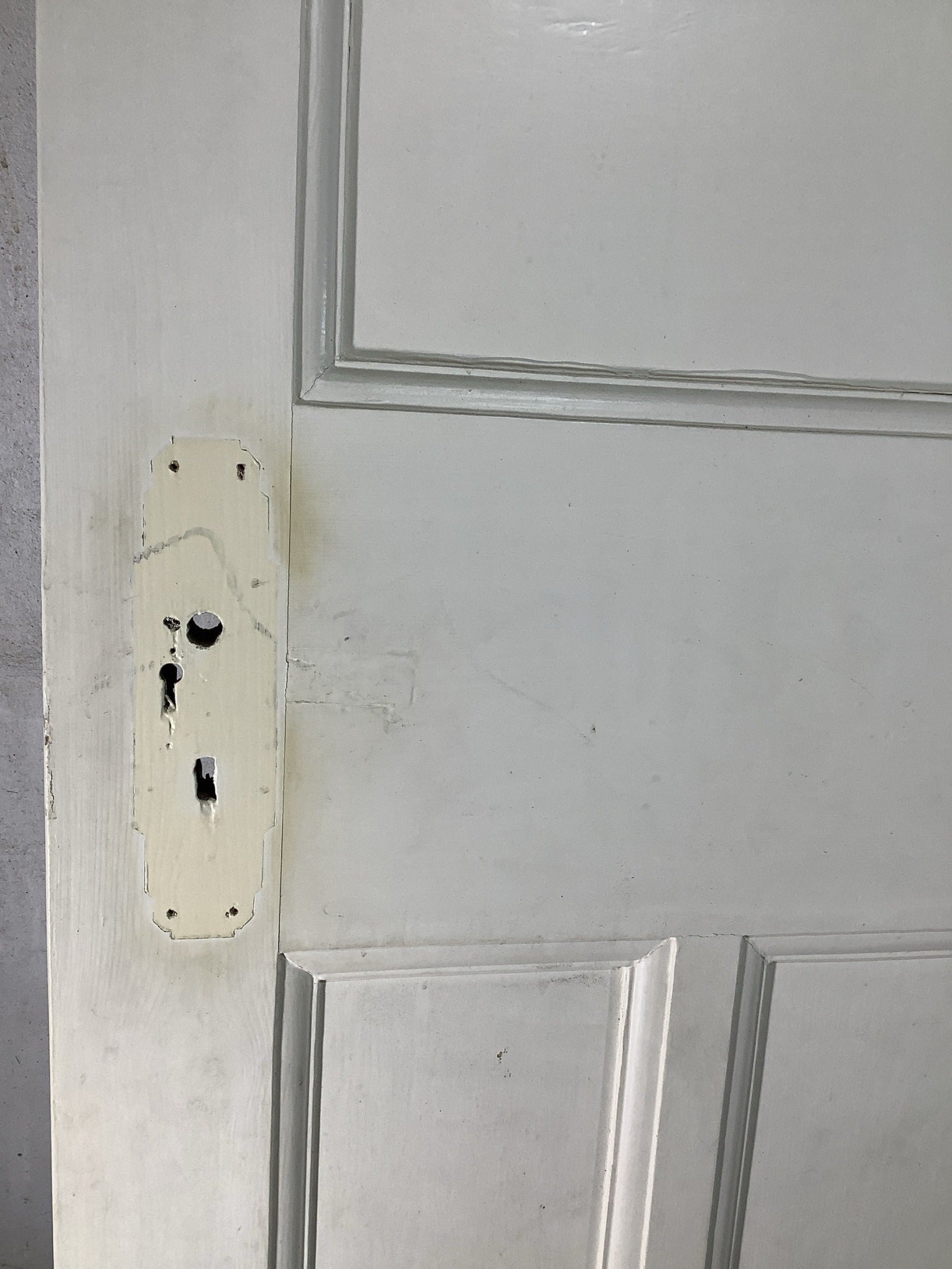 10th Pic 1930s Internal Painted  Pitch Pine Reclaimed Door