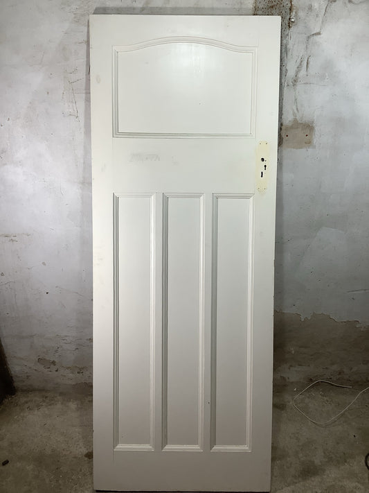 Main Picture 1930s Internal Painted  Pine Reclaimed Door