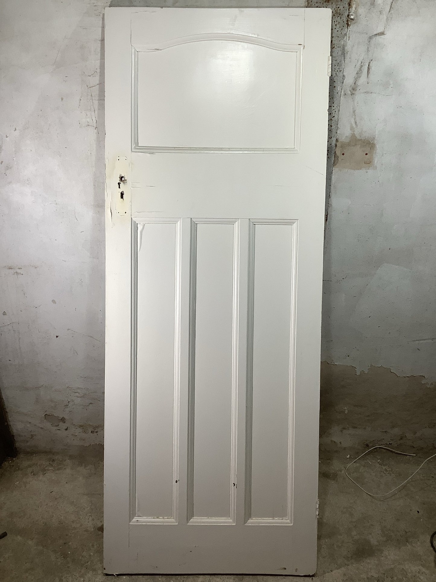 7th Pic 1930s Internal Painted  Pine Reclaimed Door
