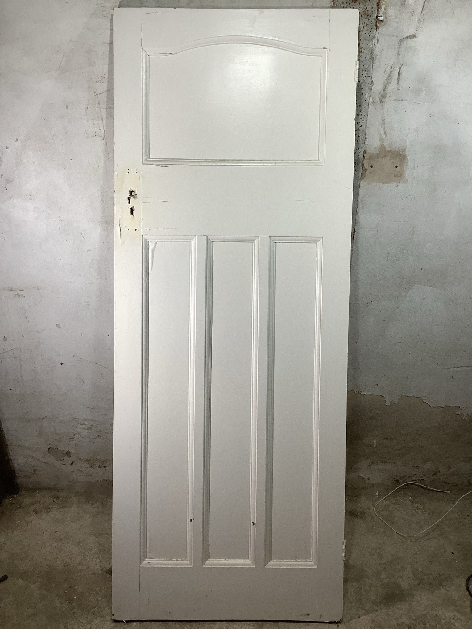 7th Pic 1930s Internal Painted  Pine Reclaimed Door