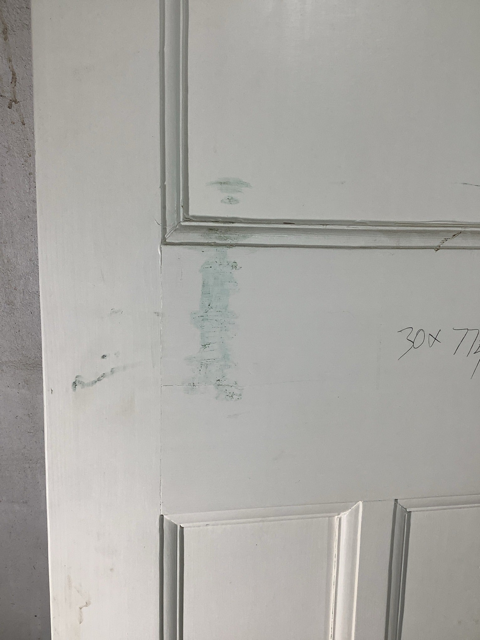 10th Pic 1930s Internal Painted  Pine Reclaimed Door