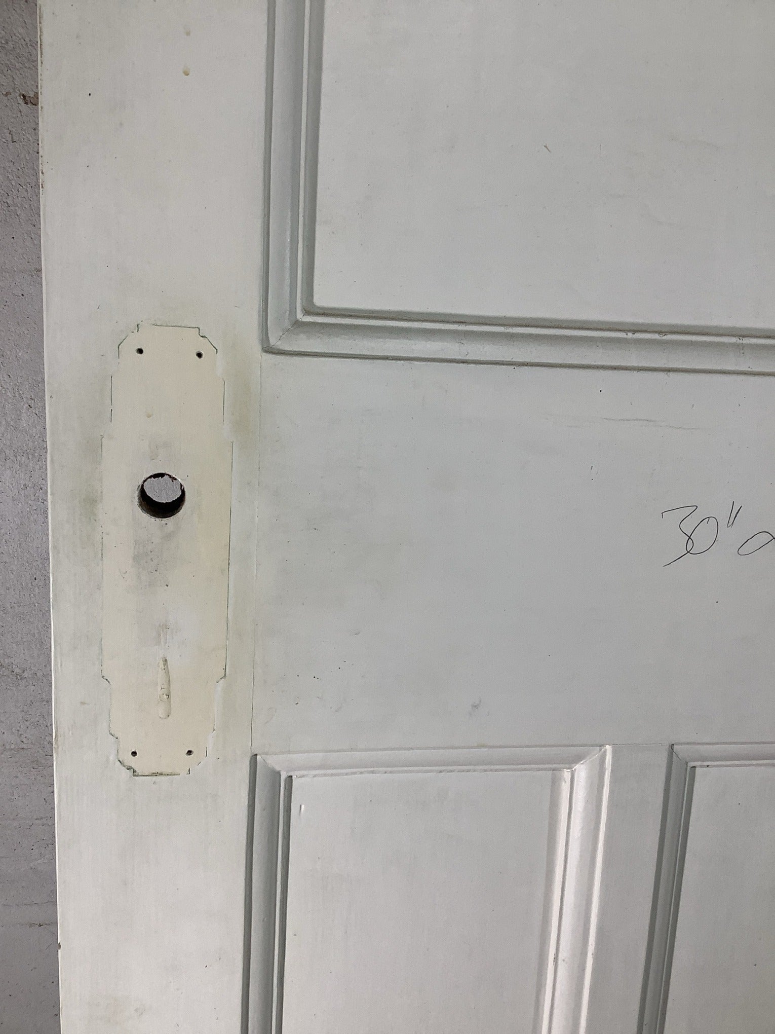 4th Pic 1930s Internal Painted  Pine Reclaimed Door