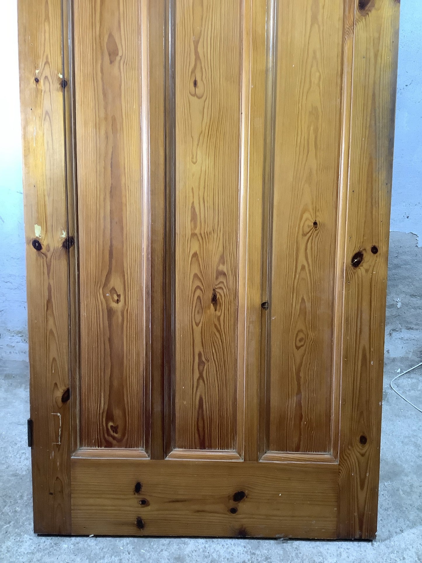 3rd Pic 1930s Internal Stripped & Varnished Pine Reclaimed Door