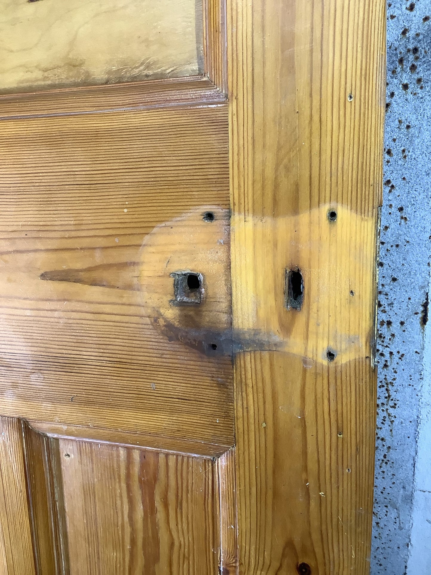 5th Pic 1930s Internal Stripped & Varnished Pine Reclaimed Door