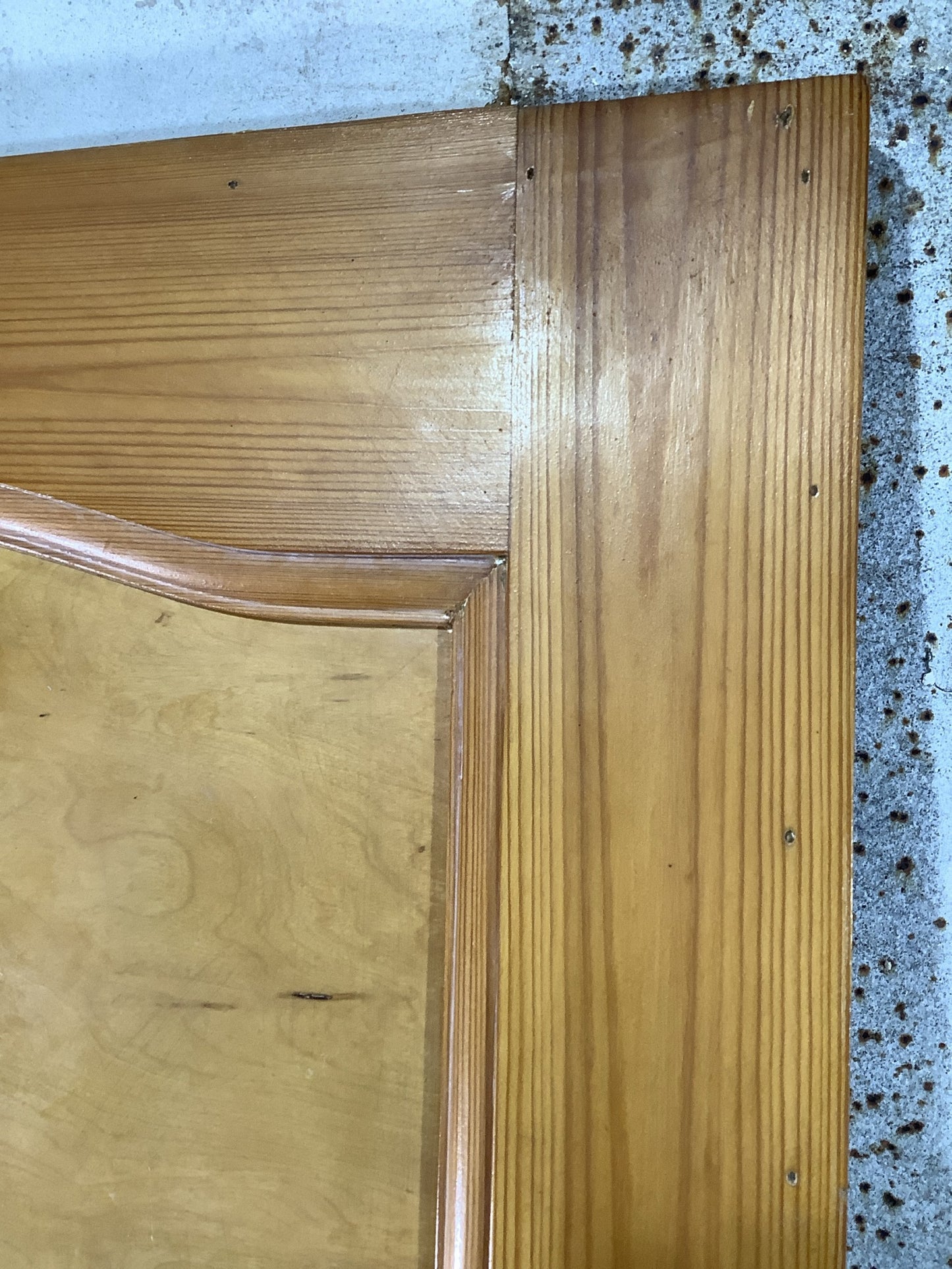 6th Pic 1930s Internal Stripped & Varnished Pine Reclaimed Door