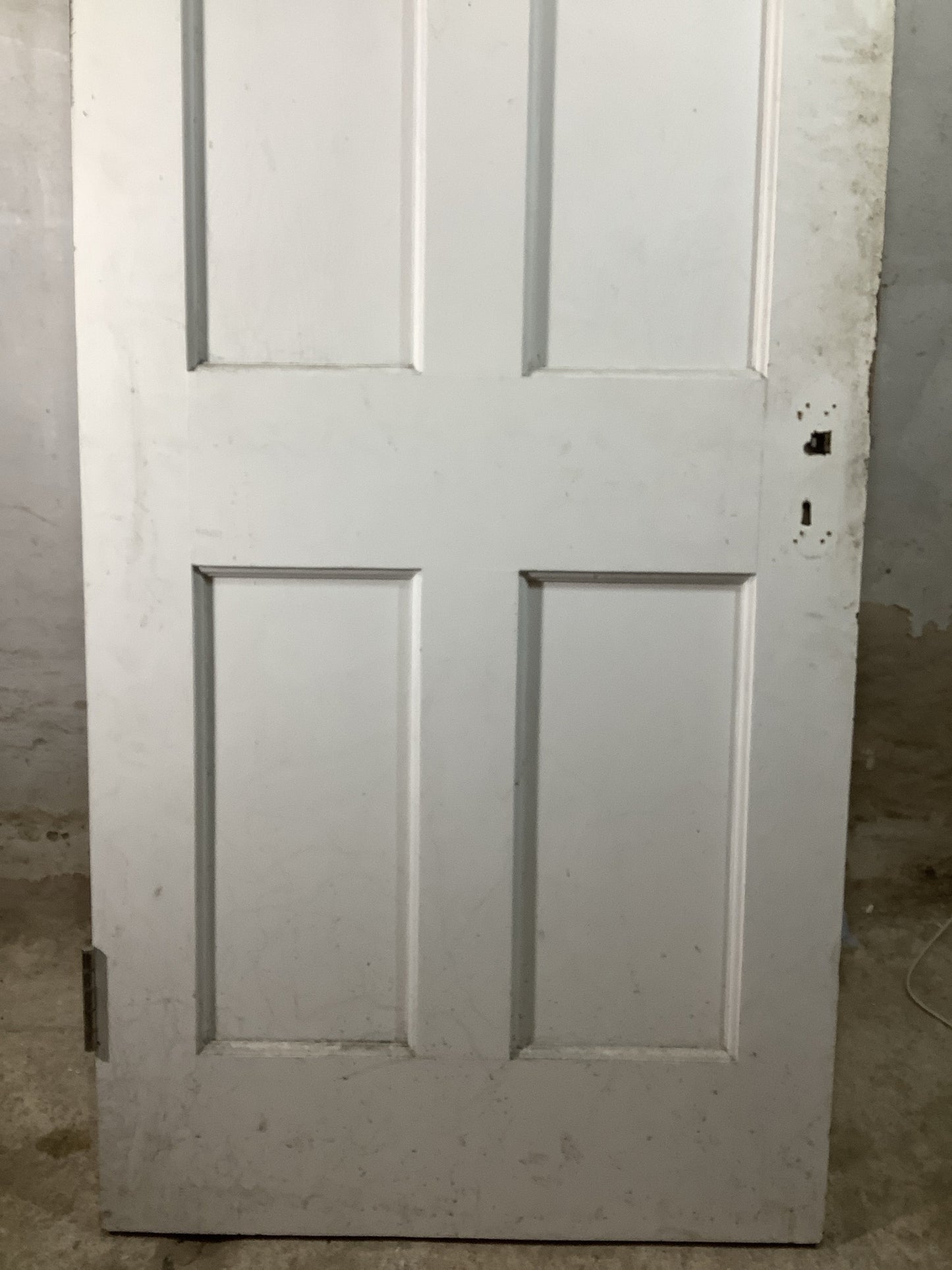 3rd Pic 1930s Internal Painted  Pitch Pine Reclaimed Door