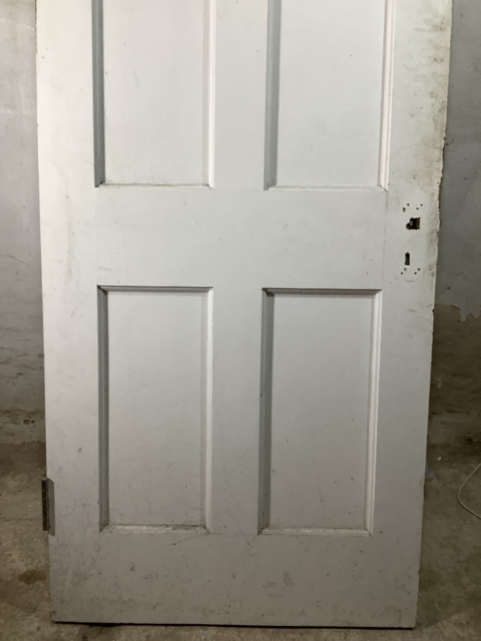 3rd Pic 1930s Internal Painted  Pitch Pine Reclaimed Door
