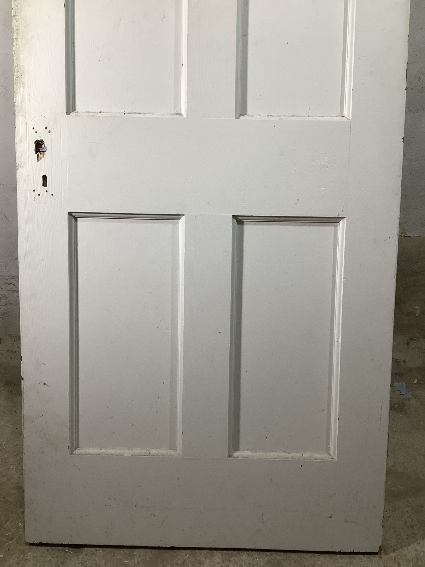 9th Pic 1930s Internal Painted  Pitch Pine Reclaimed Door
