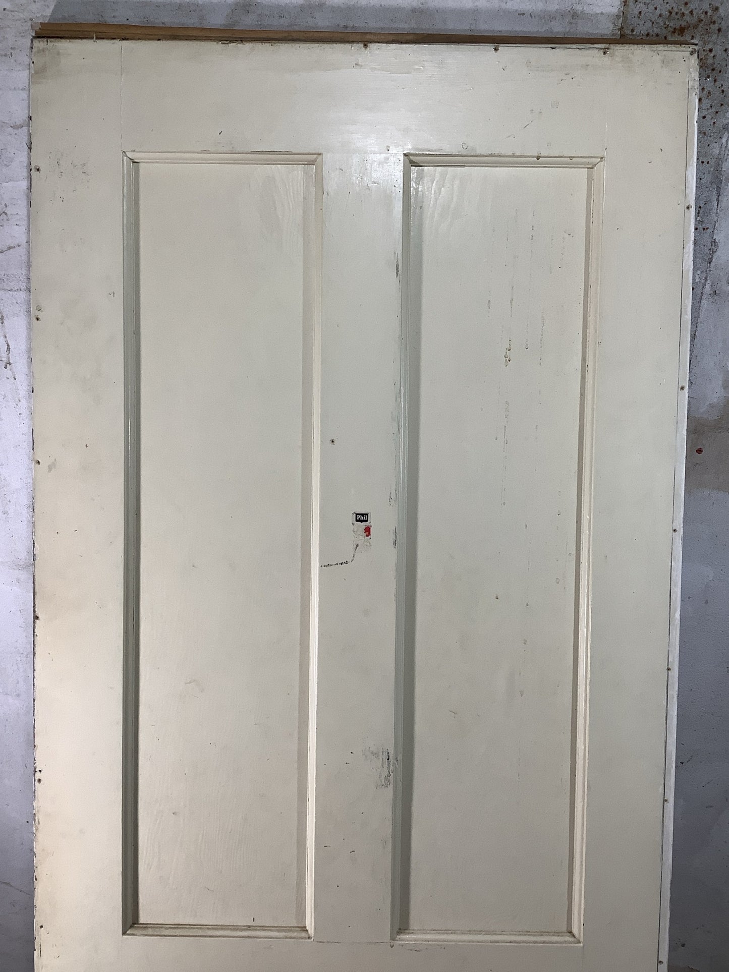 2nd Pic 1930s Internal Painted  Pitch Pine Reclaimed Door